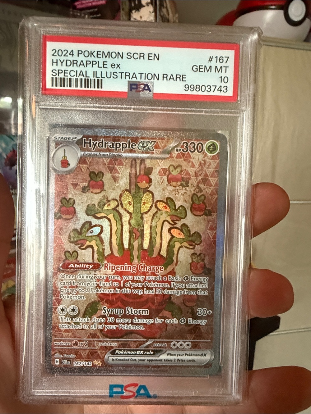 Pokemon Hydrapple ex SIR Special Illustration Rare PSA 10 #167:142